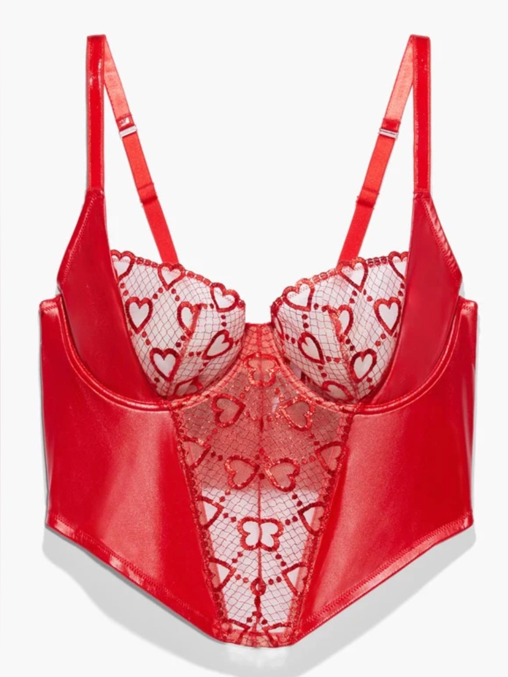Savage x Fenty Red Heart Corset